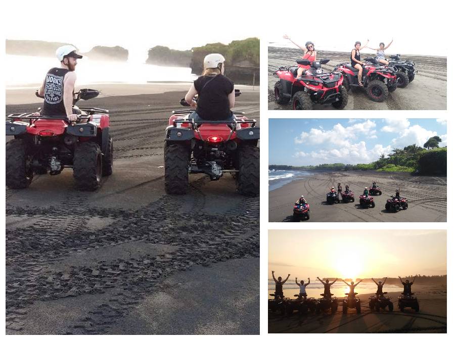 Bali ATV Ride On The Black Sandy Beach