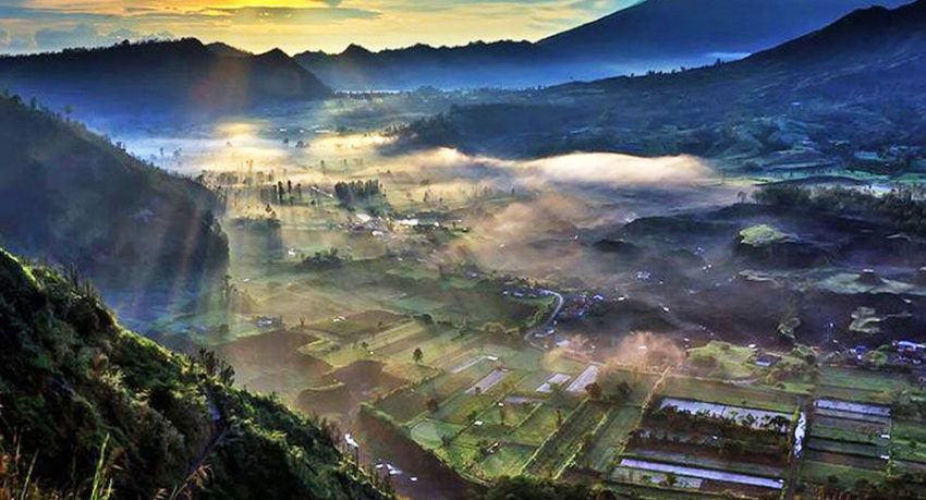 Sunrise at Pinggan Village Tour 2 - Bali Safest Driver
