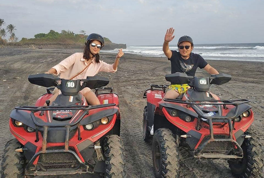 Bali Ride ATV On The Beach - Bali Safest Driver - Bali Driver Tour