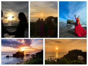 Sunset at Tanah Lot