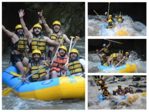 White water rafting at ayung river