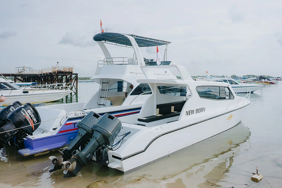 New Born Bali Private Boat Tour Luxury Yacht